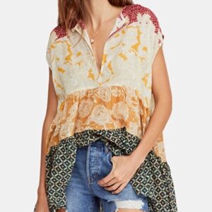 Free People Gotta Have You Tiered Swing Tunic Size S